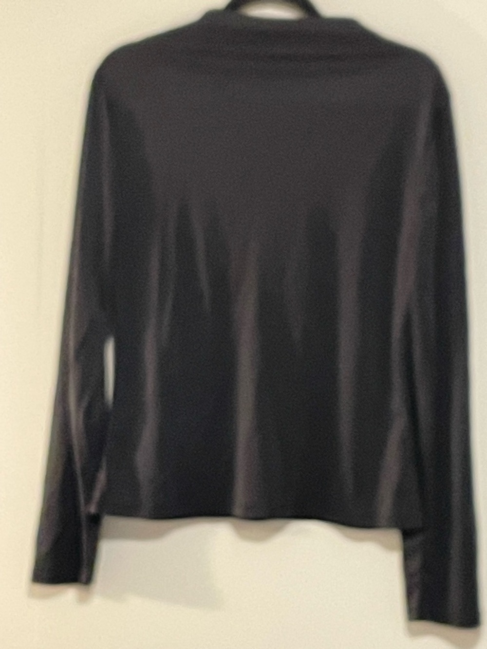 Women's Black Long-Sleeve Tee - Sleek Everyday Layer. Item# 11458